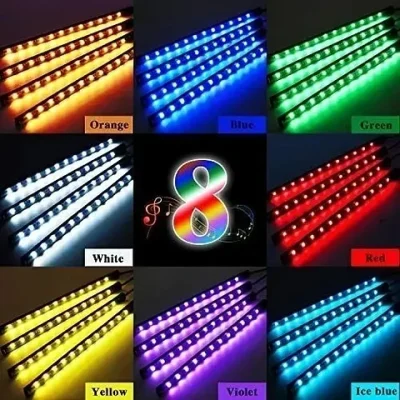 Tira De Luces Led Multicolor Para Interior De Auto 12v Rgb - Imagen 4