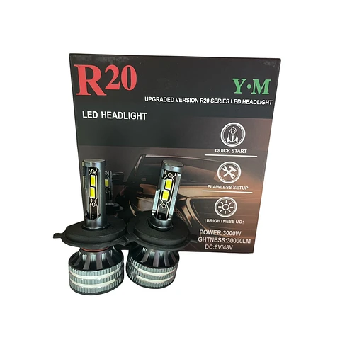 TURBO LED H4 R20 300W 30000LM