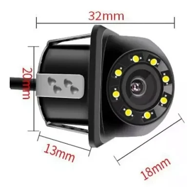 Camara Retroceso Con Led Embutida Para Auto Visión Trasera. - Imagen 3