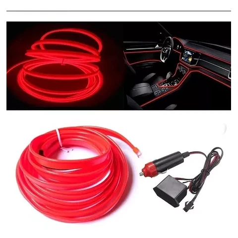 Luz Neon Para Interior De Auto 12v