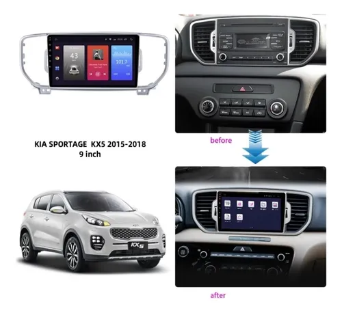 Bisel De Radio Kia Sportage 2015/2018