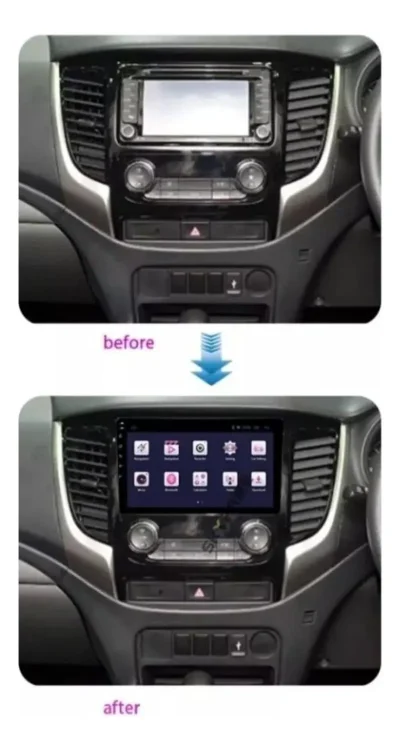 Bisel de radio Mitsubishi L200 /2015+ - Imagen 2