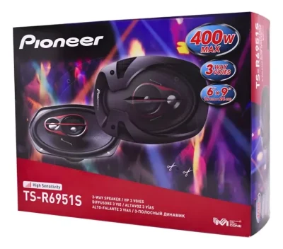 PIONEER PARLANTES PIONEER 6X9 400W 3 VÍAS PIONEER TS-R6951S 16X24CM