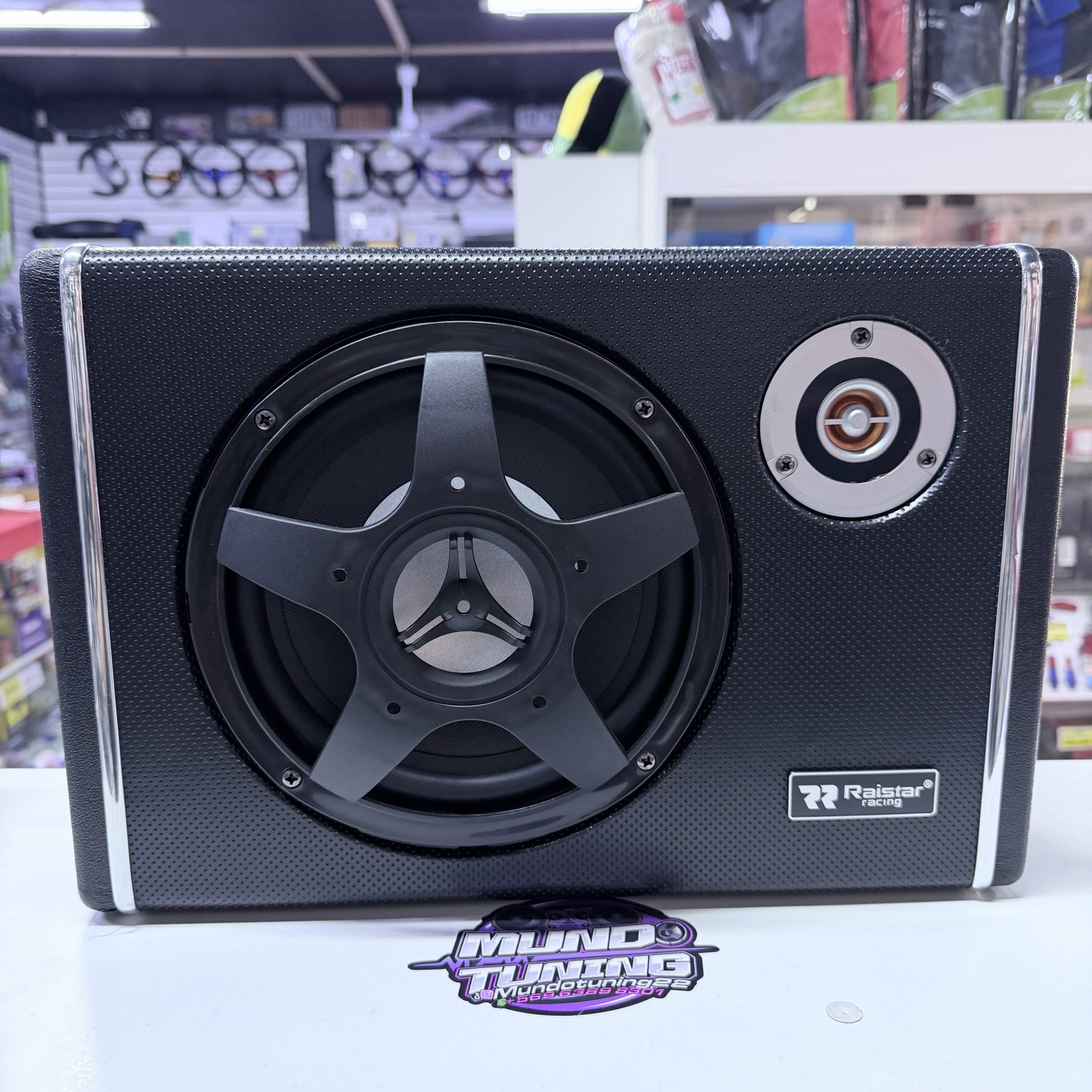 Subwoofer Plano Amplificador Parlante + Kit Instalación 12v - Imagen 6