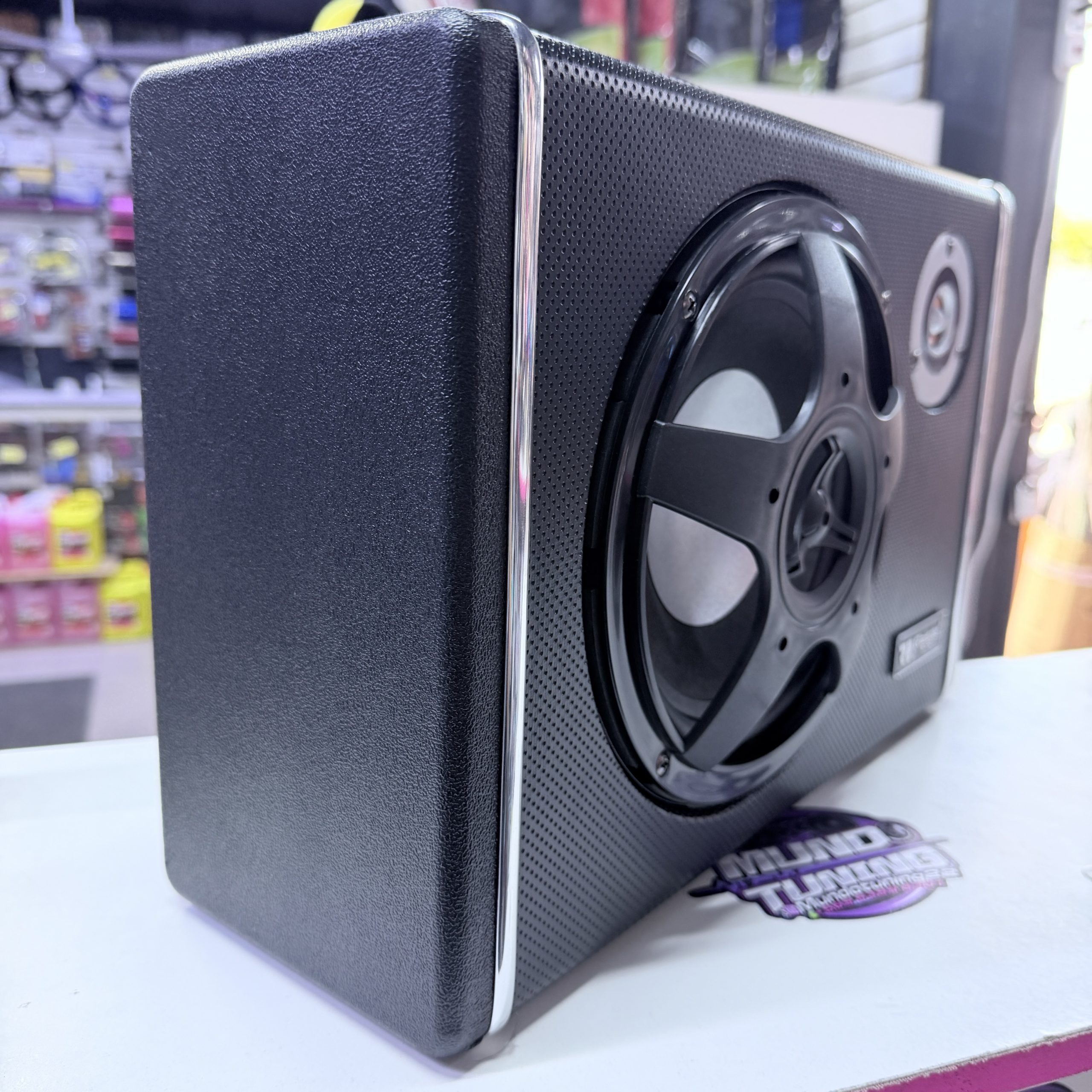 Subwoofer Plano Amplificador Parlante + Kit Instalación 12v - Imagen 5