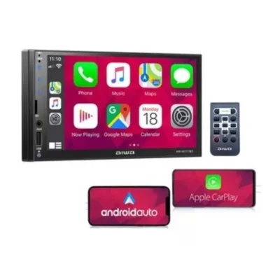 Radio Aiwa Hd 7" Full Touch, 2 Din, Carplay, Android Auto, Mirrorlink, - Imagen 4
