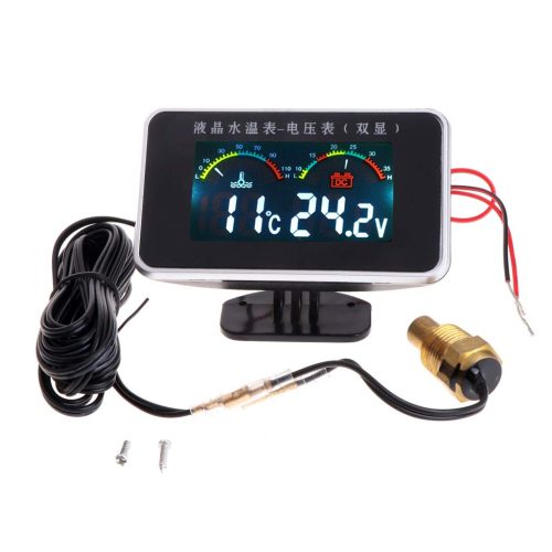 MEDIDOR DE TEMPERATURA DIGITAL LCD 12 VOL