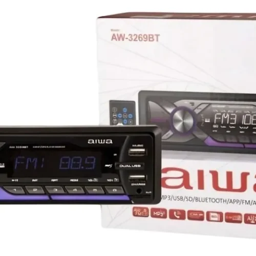 Radio De Auto Aiwa 1 din  Con Control Remoto