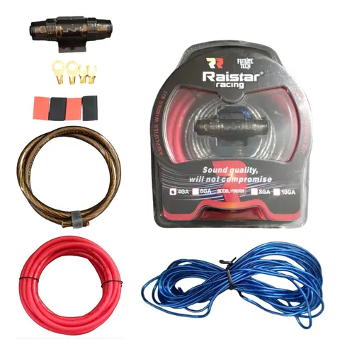 Kit Cable Instalación Para Amplificador 4ga Audio Car