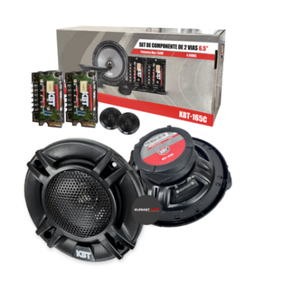 Set Componentes KBT 6-5Pulg 2vias 150w