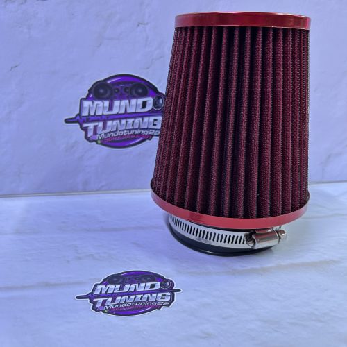 Filtro cónico rojo