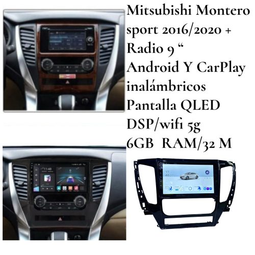 Mitsubishi Montero sport 2016/2020 QLED 6GB RAM